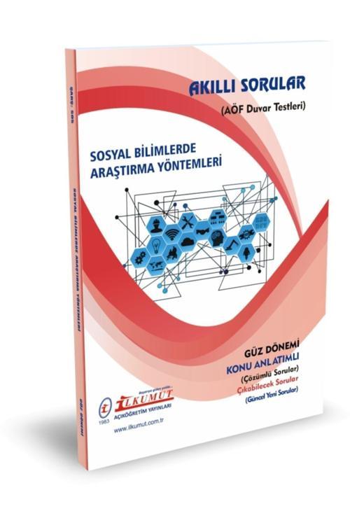 İlkumut Yayınları - Sosyal Bilimlerde Araştırma Yöntemleri (Konu Anlatımlı ve Çözümlü Sorular)