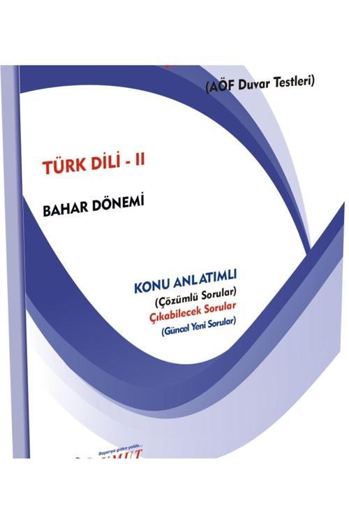 İlkumut Yayınları - Türk Dili - II - (Konu Anlatımlı ve Çözümlü Sorular)
