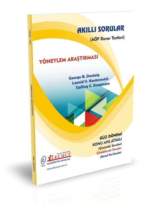 İlkumut Yayınları - Yöneylem Araştırması (Konu Anlatımlı ve Çözümlü Sorular)