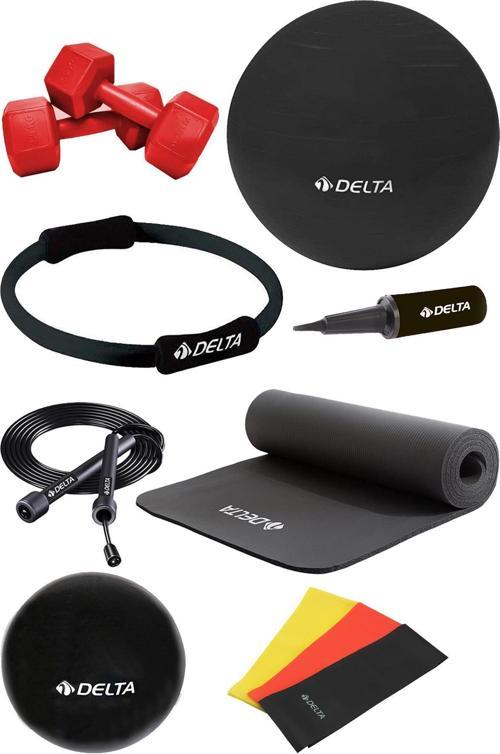 PSS 10 mm Minder 65 cm Pilates Topu Çemberi 2 kg Dambıl Seti