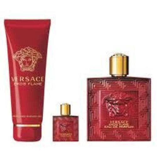 1VR-720042  Eros Flame 100Ml Edp+Sg150Ml+Gwp5 Set Erkek Parfüm