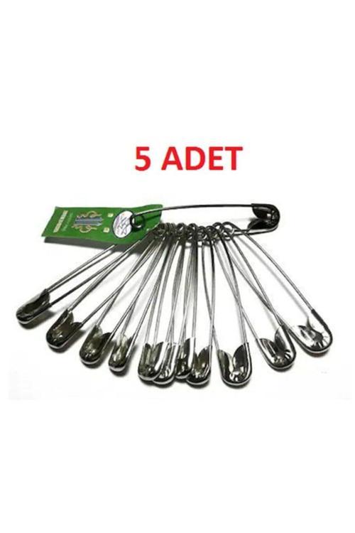 (5 Adet) Orta Boy No:3 Çengelli Iğne 4Cm Boyunda 12 Adetli Çatal Iğne (5 Adet)
