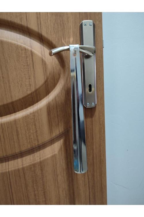 (6 Adet) 50Cm Bükülmez Uzun Kerata Ayakkabı Çekeceği Metal Krom Çelik Kerata 50Cm 6 Lı