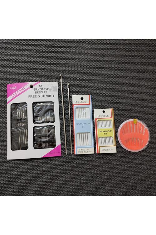 96 Adetli Dikiş İğnesi Ve Çuvaldız İğne Çeşitleri 96 Parça Jumbo Dikiş İğne Seti