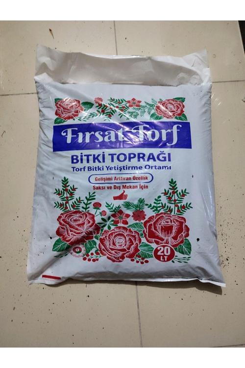 Bitki Toprağı Torf 20 Lt Çiçek Toprağı Çiçek Yetiştirme Saksı Toprağı 20 Litre Toprak