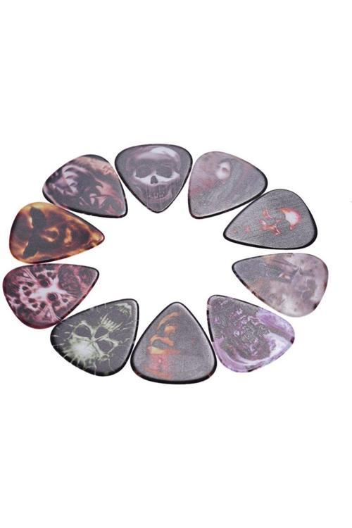 Ap-10R1 Tek Taraf Baskılı Renkli Gitar Penası