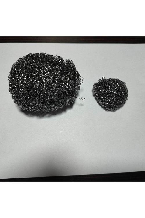 2Li Set Toptel.Endüstriyel Boy Ve Küçük Boy Top Tel,Bulaşık Teli. 50Gr Ve 7Gr Ovma Teli Çelik