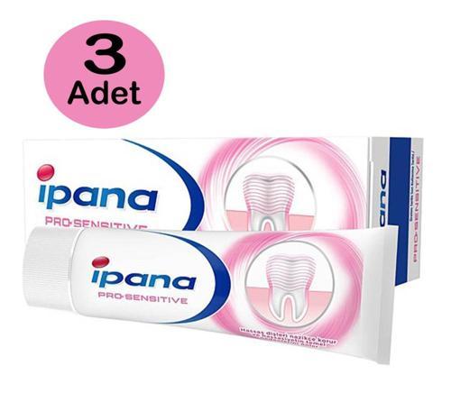 3 Adet İpana Pro Sensetive Diş Macunu 75 Ml Hassas Dişler