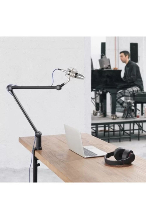 Mds06-2 Broadcast Studıo Gamıng Suspension Boom Masa Mikkrofon Standı