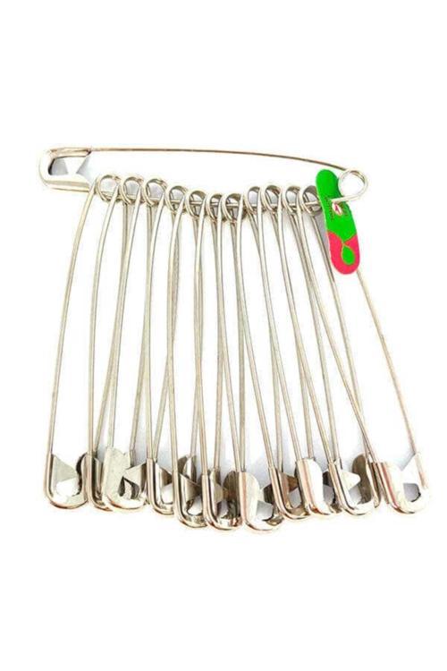 No 7 Çengelli Iğne 7,5 Cm 12 Adetli Çelik Çatal Iğne (1 Set)