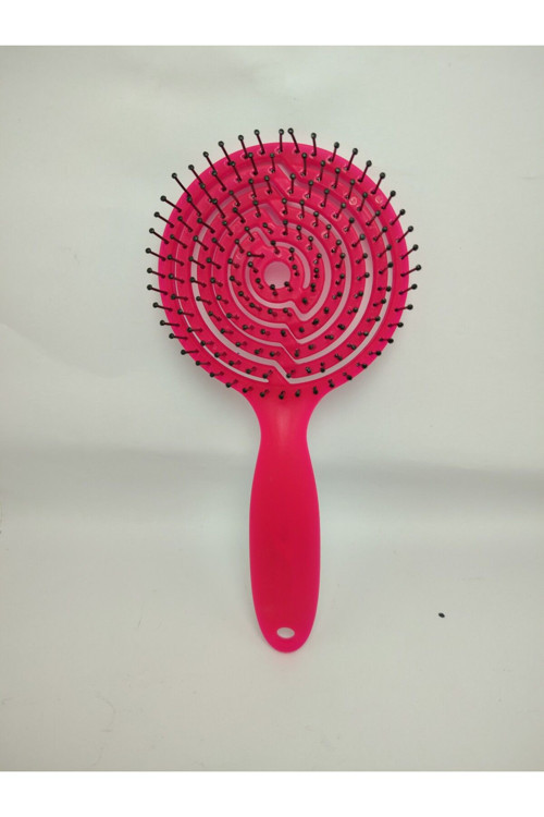 Tarak 3D Üç Boyutlu Yuvarlak Profesyonel Saç Açma Tarağı Dolaşık Saç Açma Fırça Tarak