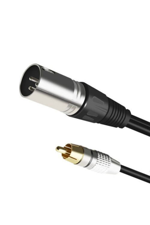 Monitör Kablosu Male Xlr-Rca 5 Metre