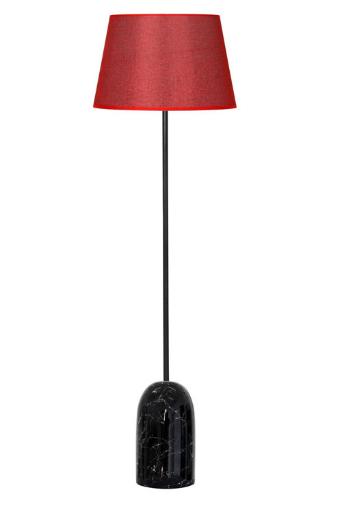 Lmd-mda01 Siyah Tek Ayaklı Lambader - Bordo