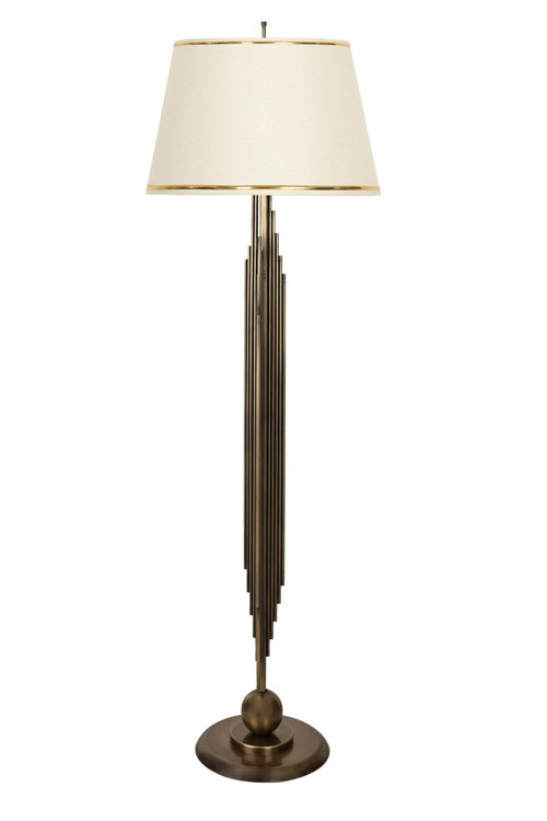 Marche Eskitme Mat Gold Kaplama Metal Lambader - Gold Krem