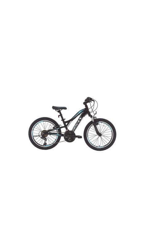 BUFFALO ÇOCUK BİSİKLETİ 30 CM V 24 JANT 18 VİTES MAT SİYAH MAVİ