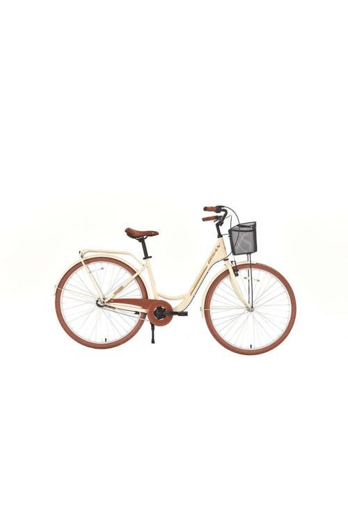SORRENTO ŞEHİR BİSİKLETİ 44 CM V 28 JANT 3 VİTES KREM GOLD