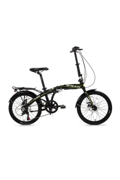 FX 3600-6S KATLANIR BİSİKLET 31 CM MEKANİK DİSK 20 JANT 6 VİTES SİYAH SARI