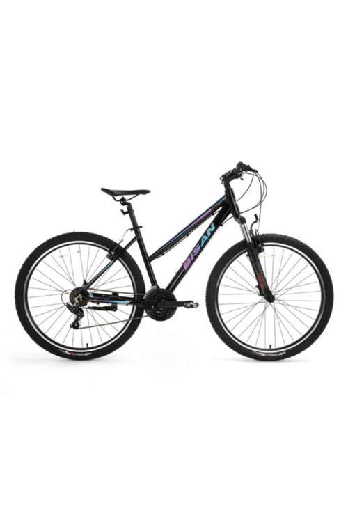 ATHENA DAĞ BİSİKLETİ 43 CM HD 26 JANT 21 VİTES PARLAK SİYAH MAVİ - MOR