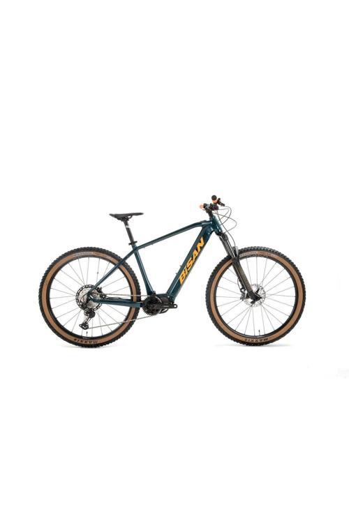 ENVİOUS DEORE ELEKTRİKLİ BİSİKLET 45 CM DİSK FREN 27,5 JANT 12 VİTES PETROL YEŞİLİ TURUNCU