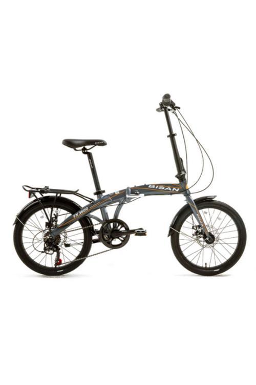 FX 3600-6S KATLANIR BİSİKLET 31 CM MEKANİK DİSK 20 JANT 6 VİTES GRİ TURUNCU