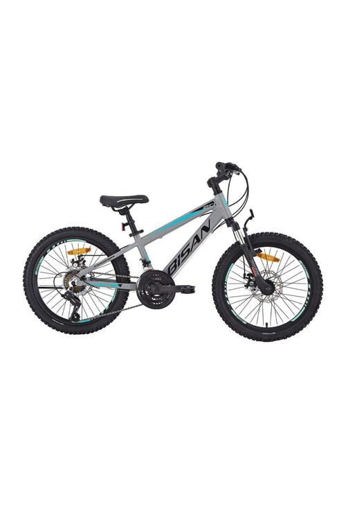 COOPER ÇOCUK BİSİKLETİ 30 CM MD 24 JANT 21 VİTES AÇIK GRİ SİYAH MAVİ