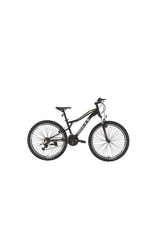 BUFFALO DAĞ BİSİKLETİ 37 CM V 27,5 JANT 21 VİTES MAT SİYAH SARI