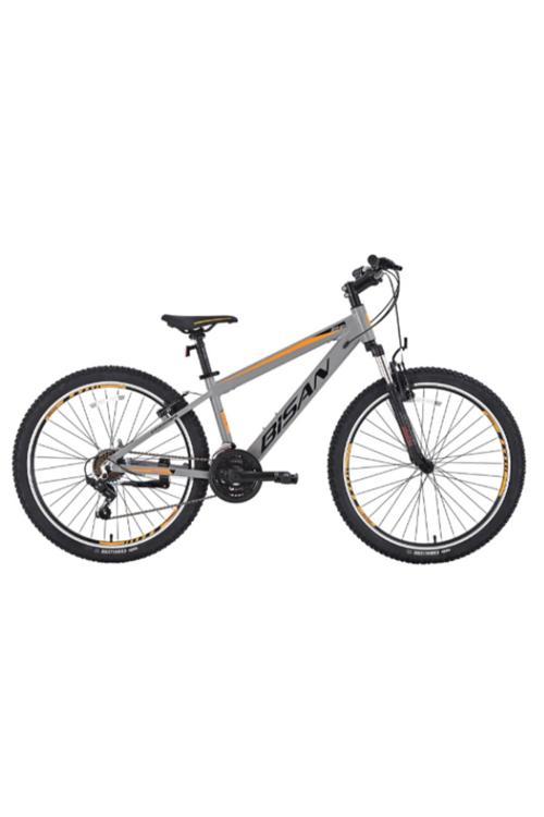 COOPER DAĞ BİSİKLETİ 37 CM V 27.5 JANT 21 VİTES AÇIK GRİ SİYAH TURUNCU