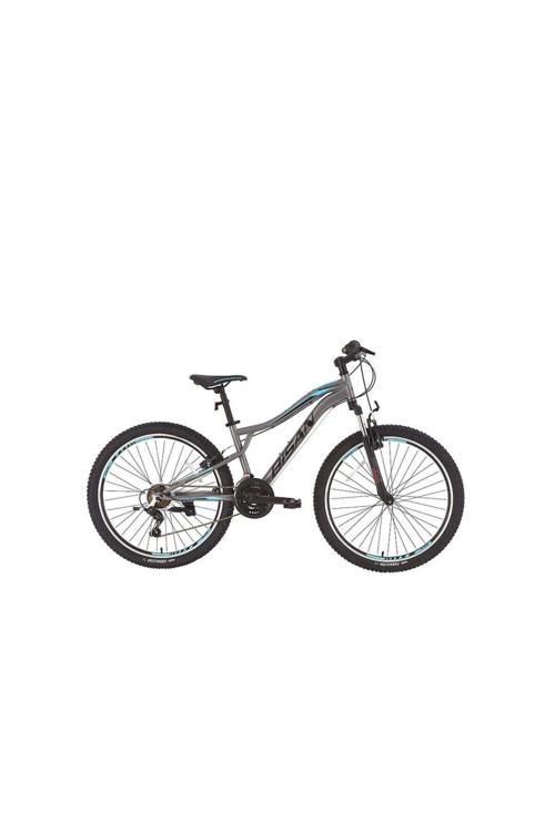 BUFFALO DAĞ BİSİKLETİ 37 CM V 27,5 JANT 21 VİTES FÜME SİYAH MAVİ