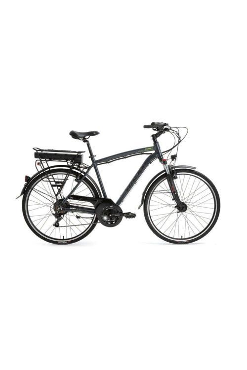 COMET ELEKTRİKLİ BİSİKLET 52 CM V 28 JANT 21 VİTES PARLAK GRİ SARI