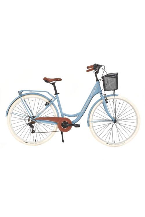 SORRENTO ŞEHİR BİSİKLETİ 44 CM V 26 JANT 3 VİTES BEBEK MAVİSİ SİLVER