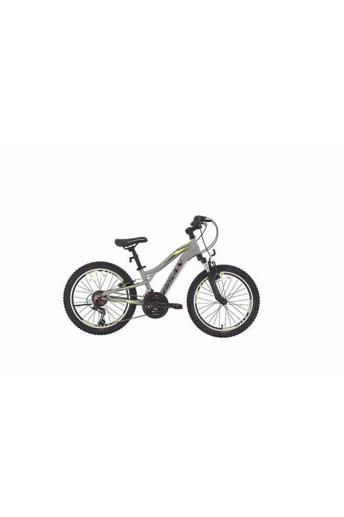 BUFFALO ÇOCUK BİSİKLETİ 30 CM V 24 JANT 18 VİTES AÇIK GRİ SİYAH SARI