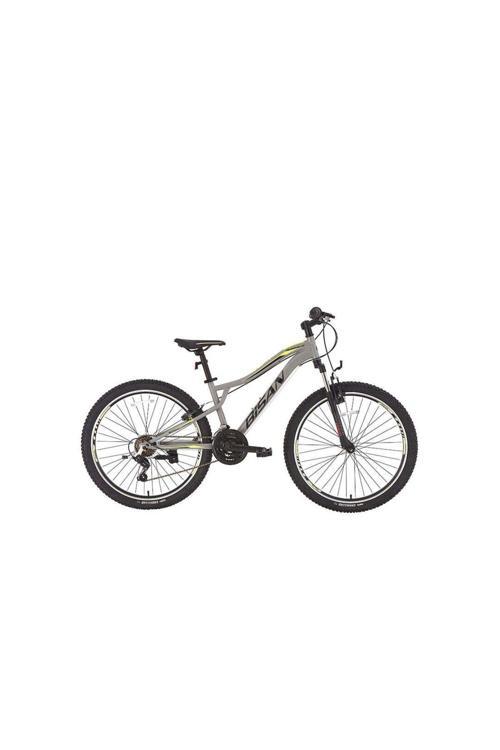 BUFFALO DAĞ BİSİKLETİ 37 CM V 27,5 JANT 21 VİTES AÇIK GRİ SİYAH SARI