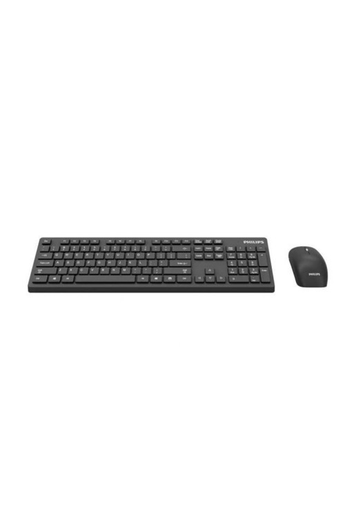 SPT6602B/62 Kablosuz Klavye Mouse Seti, 2.4GHz, 104 Tuş, 1000 DPI Optik Mouse, Suya Dayanıklı, Siyah
