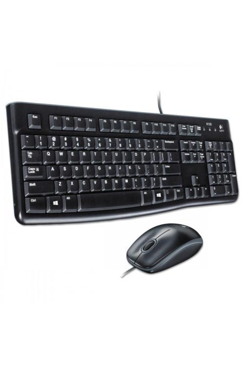 Logıtech Mk120 Türkçe Kablolu Usb Standart Siyah Q Klavye+Mouse