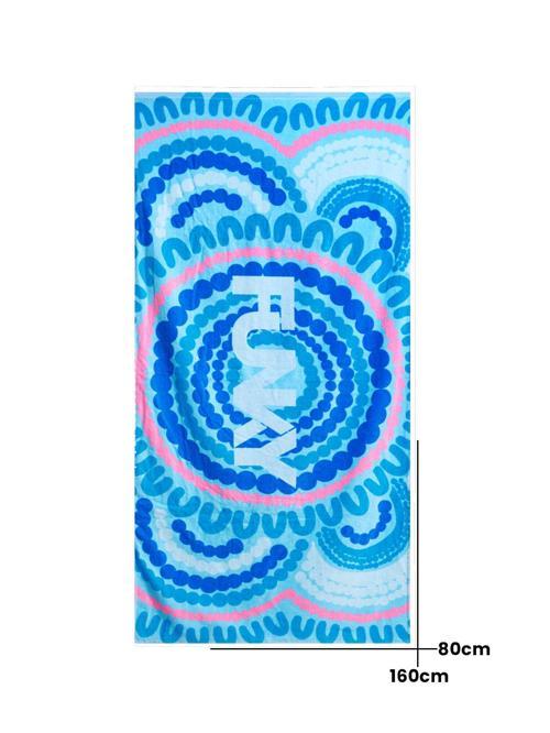 Funky Bundjalung Blue Havlu, Antrenman & Spor Havlusu (160x80)