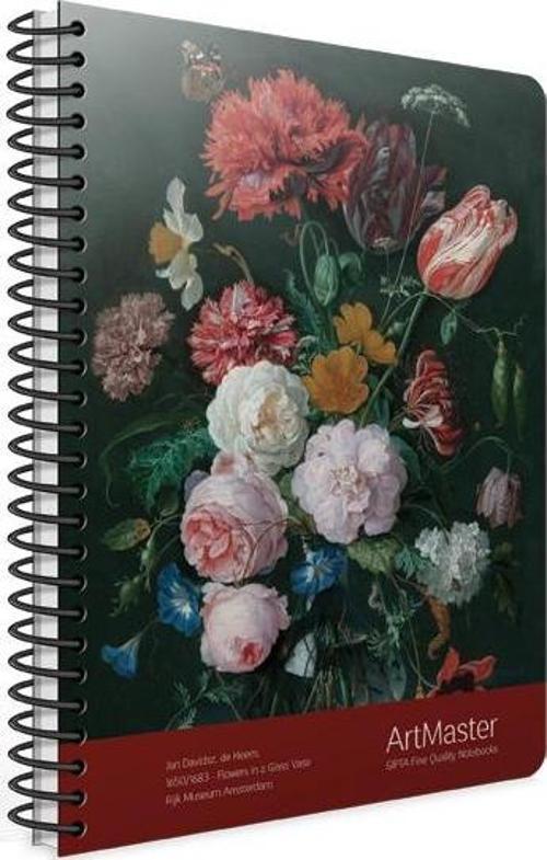 Art Master Spiralli Karton Kapak Defter 19X26Cm 100 Yaprak Çizgili (4 Lü Paket) 3660