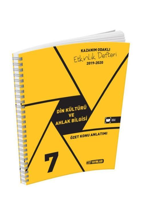 7. Sınıf Din Kültürü ve Ahlak Bilgisi Kazanım Odaklı Etkinlik Defteri Hız Yayınları