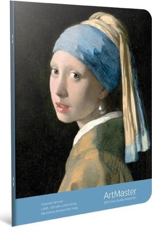 Art Master Tel Dikişli Karton Kapak Defter 17X24Cm 60 Yaprak Kareli (6 Lı Paket) 3665