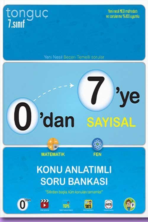 0 dan 7 ye Sayısal Konu Anlatımlı Soru Bankası Tonguç Akademi