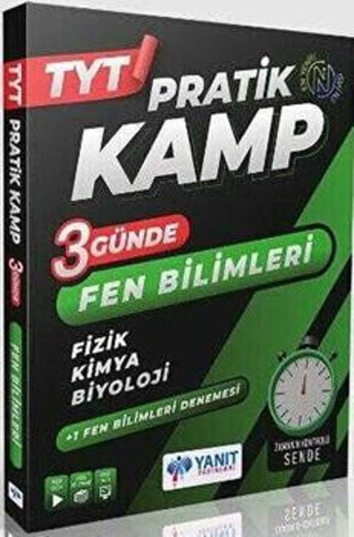 Yanıt Yayınları TYT 3 Günde Fen Bilimleri Pratik Kamp