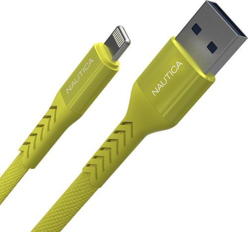 Nautica C40 Lightning to USB-A 12W Hızlı Şarj ve Data Kablosu 2.1M Sarı