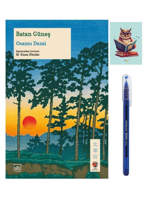 Dara Yayınları Batan Güneş - Osamu Dazai - İthaki Yayınları - Pensan Büro Mavi Tükenmez Kalem