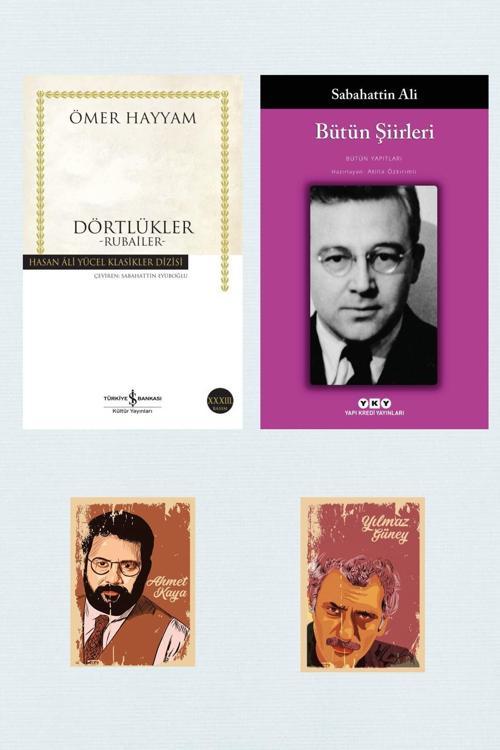 Dara Yayınları Dörtlükler - Rubaiyat - Ömer Hayyam - Bütün Şiirleri - Sabahattin Ali Özel Şiir Seti