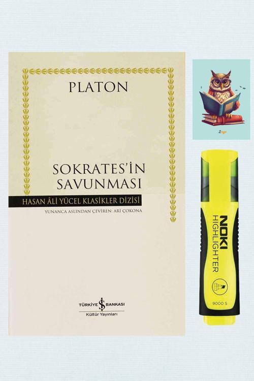 Dara Yayınları Sokrates'İn Savunması -Hasan Ali Yücel Klasikleri 9786053607021 -Sarı Fosforlu Kalem - Defterli Seti