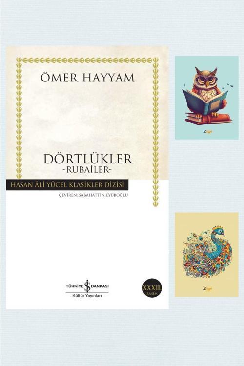 Dara Yayınları Dörtlükler 9789754586930 - Rubaiyat - Ömer Hayyam - Not Defterli Seti (2 Not Defterli)