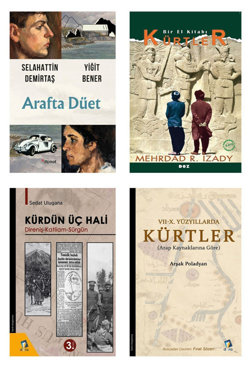 Dipnot Yayınları Arafta Düet - Selahattin Demirtaş - Kürtler Bir El Kitabı - Kürdün Üç Hali -Kürt Tarihi Seti -