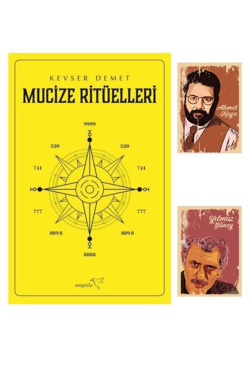 Dara Yayınları Mucize Ritüelleri - Kevser Demet - Müptela Yayınları - Yılmaz Güney Ahmet Kaya Not Defteri Seti