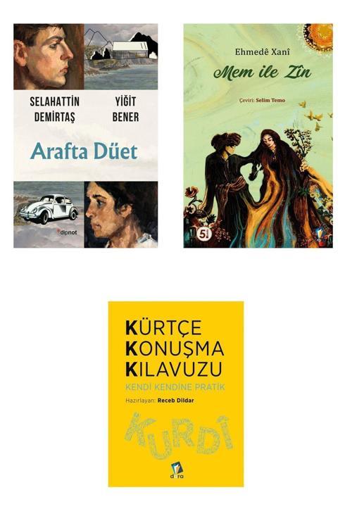 Dipnot Yayınları Arafta Düet - Selahattin Demirtaş - Kürtçe Konuşma Kılavuzu - Mem İle Zin Seti
