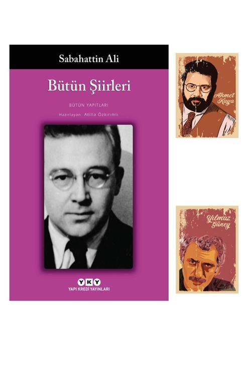 Dara Yayınları Bütün Şiirleri - Sabahattin Ali Şiir Seti Yılmaz Güney Ahmet Kaya Not Defterli
