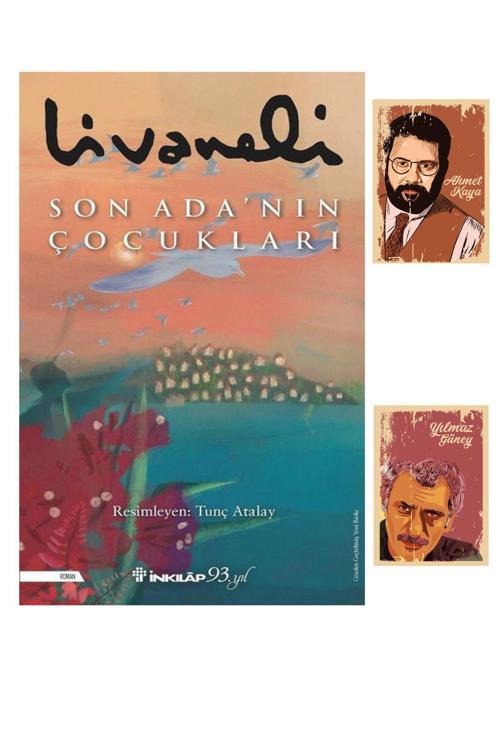 Dara Yayınları Son Adanın Çocukları Romanı - Zülfü Livaneli Kitapları - Ahmet Kaya Defterli (2 Not Defterli)